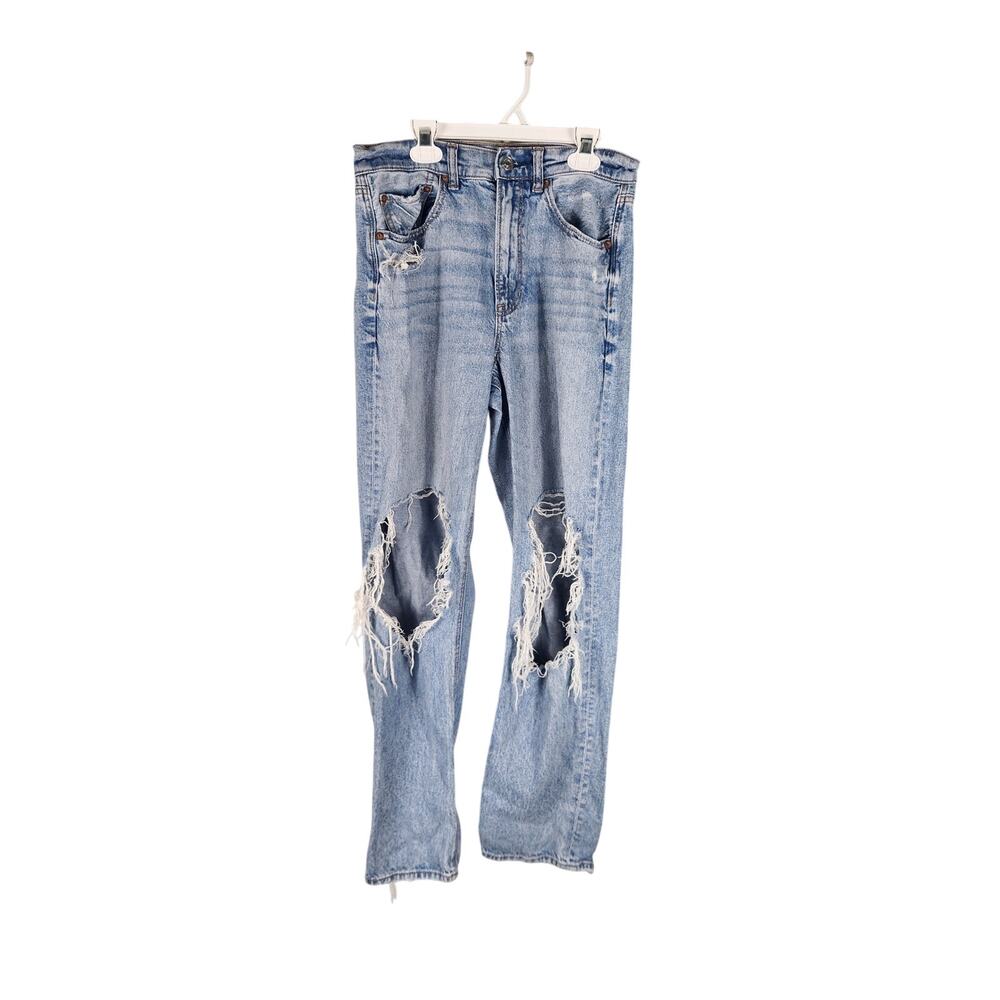 Great Condition American Eagle Highest Rise Baggy Straight size 6